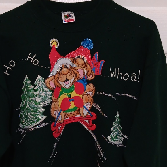 VINTAGE CHRISTMAS SWEASHIRT - Picture 4 of 8